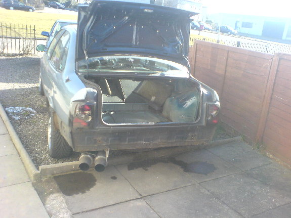 bumper off to assess any rust issues.